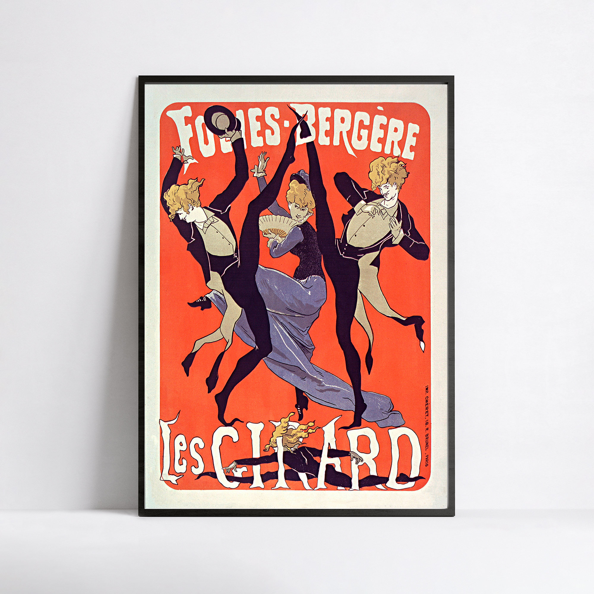 Art Nouveau Poster - Folies Bergere Poster - Cabaret Poster