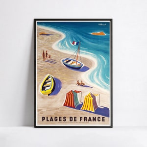 Werbeplakat - Reiseanzeigen - Poster 40x60, 50x70, 60x90, 70x100, A3, A2, A1, A0, 12x18, 20x30, 24x36 Druck - Vintage französisches Plakat