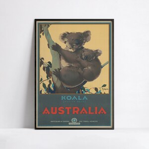 Werbeplakat - Reise Ads - Poster 40x60, 50x70, 60x90, 70x100, A3, A2, A1, A0, 12x18, 20x30, 24x36 druck - Australien Reise Poster