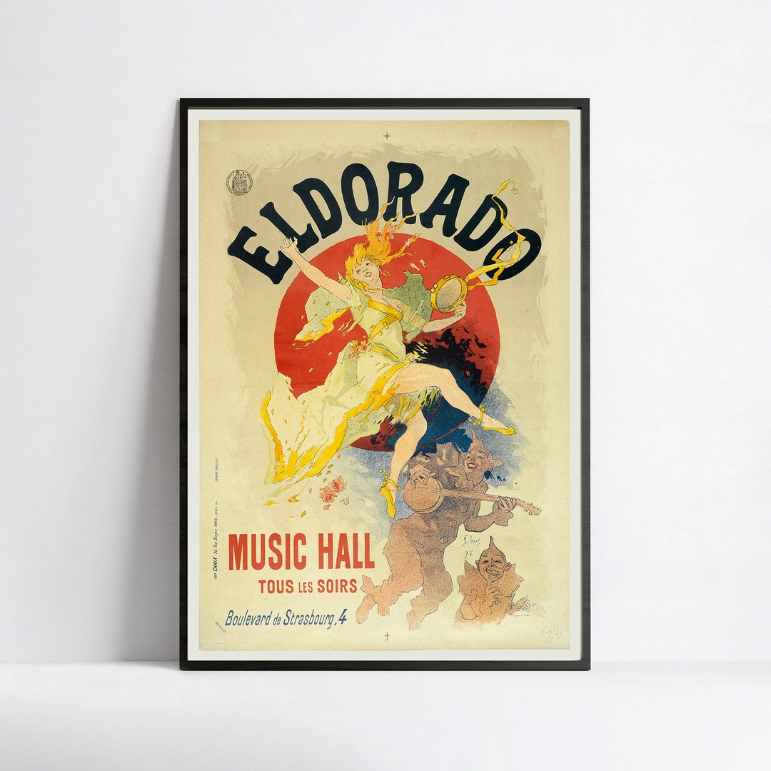 Large HD Poster - Vintage French Advertising Poster - Eldorado