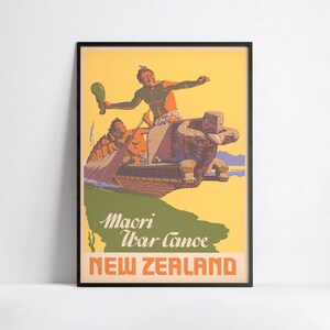 Werbeplakat - Reise Ads - Poster 40x60, 50x70, 60x90, 70x100, A3, A2, A1, A0, 12x18, 20x30, 24x36 druck - Neuseeland Reise Poster