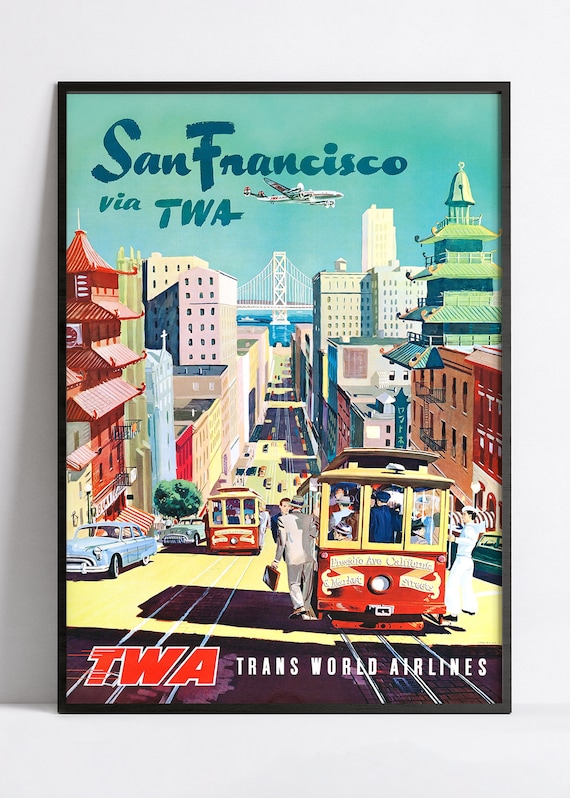 HD Poster - A3, A2, A1, A0, 24x36in, 50x70cm  - San Francisco