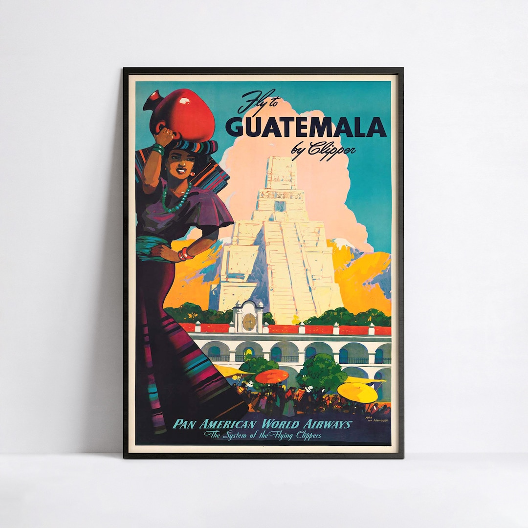 HD Poster - A3, A2, A1, A0, 24x36in, 50x70cm  - Pan Am Poster