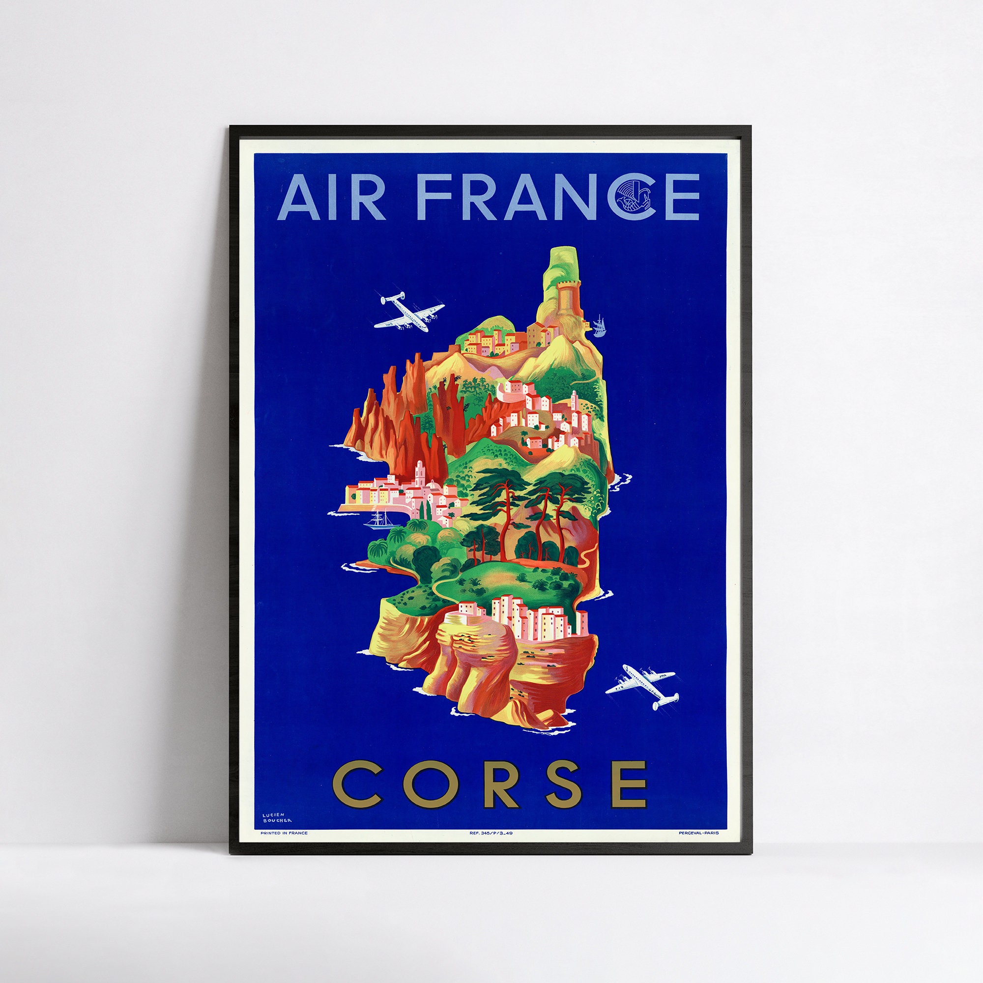 AIR FRANCEエアフランス 1950年代 機内パンフレット一式 商品の説明Air