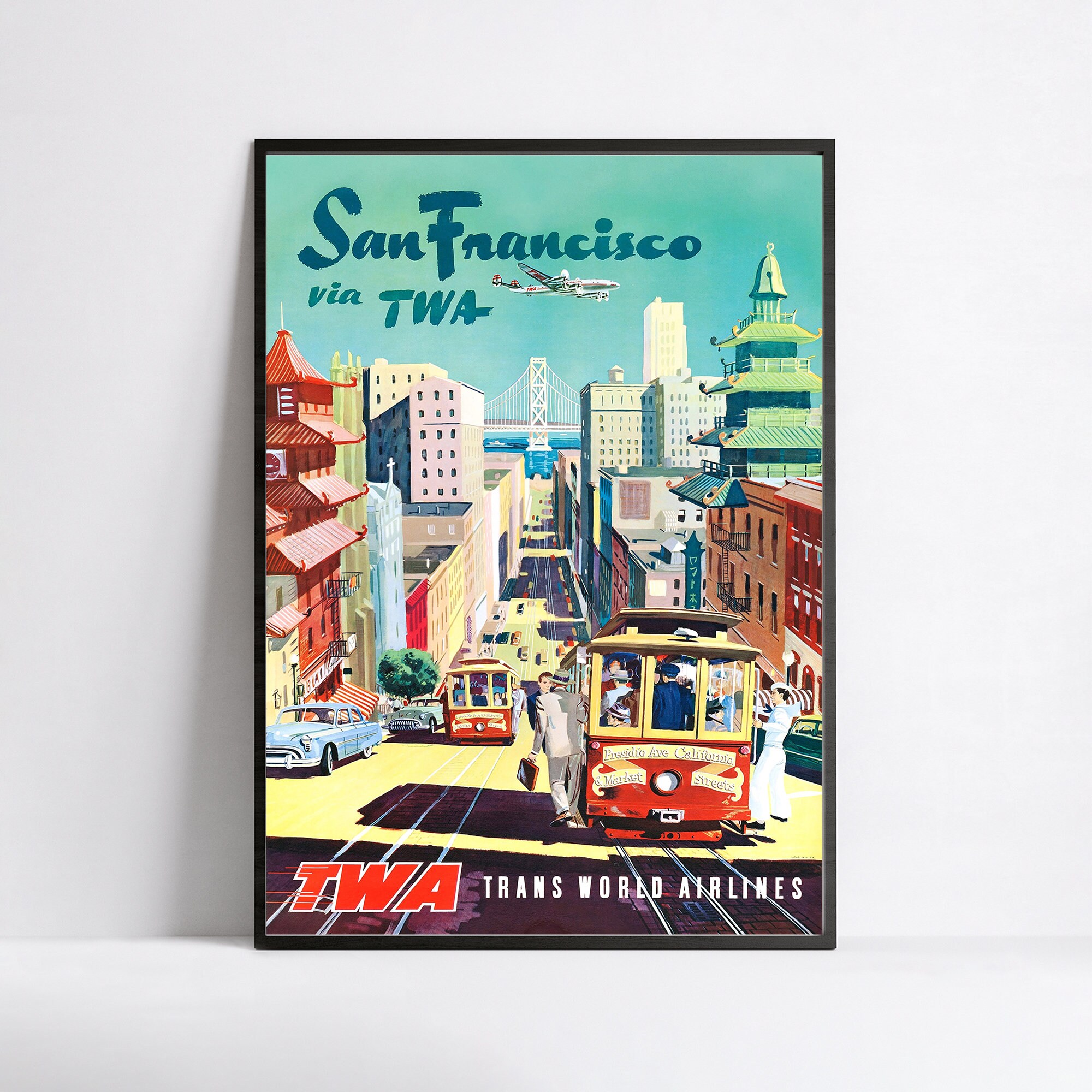 HD Poster - A3, A2, A1, A0, 24x36in, 50x70cm  - San Francisco