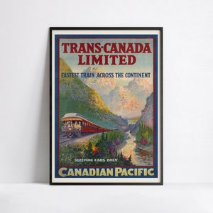 Vintage Reiseplakat - Pop Art Poster - A3 A2 A1 A0 20x30 24x36 40x60 50x70 60x90 70x100 - Reiseplakat