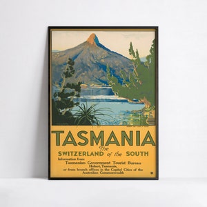 Cartel publicitario - Anuncios de viajes - Impresión en póster 40x60, 50x70, 60x90, 70x100, A3, A2, A1, A0, 12x18, 20x30, 24x36 - Cartel vintage de Australia