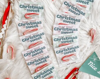 Plantilla imprimible de regalo de Navidad (descarga digital) editable