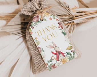Alice in Onederland Favor Tag: First Birthday Party (Digital Download)