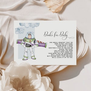 Toy Story Baby Shower Invitation Books for Baby Card - It's a Boy Story - Boy Story Baby Shower - Too Infinity - EDITABLE DIGITAL DOWNLOAD