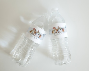 Toy Story Water Bottle Labels - Editable Birthday Party Decoration (Digital Download)