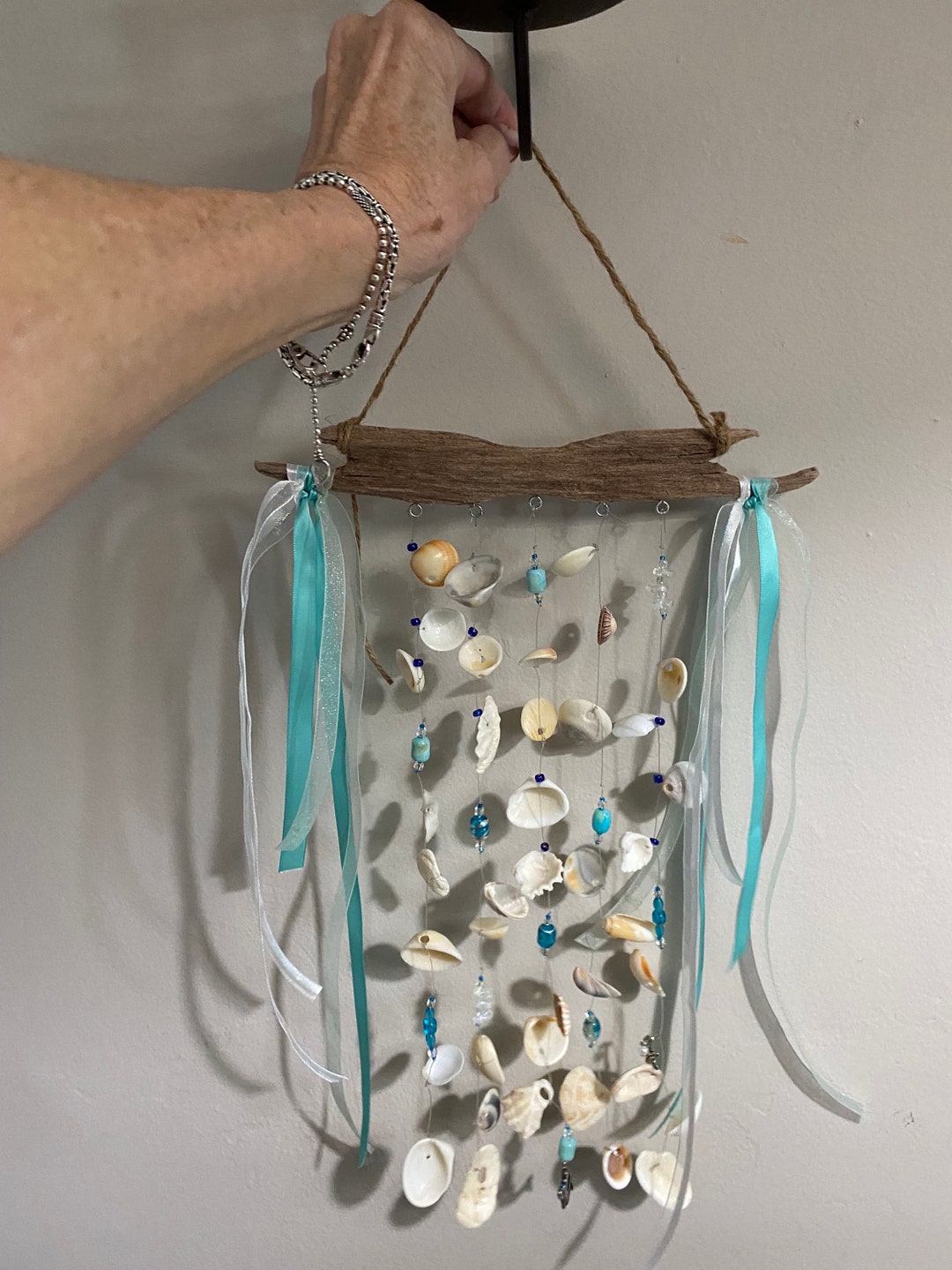 Mermaid Shell Wind Chime Gift for Her Beach Decor Beach - Etsy