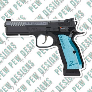CZ Shadow Blue Vinyl Sticker