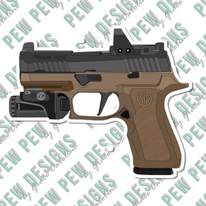 P320 Compact with Light and Dot Vinyl Sticker