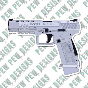 Canik Whiteout Vinyl Sticker