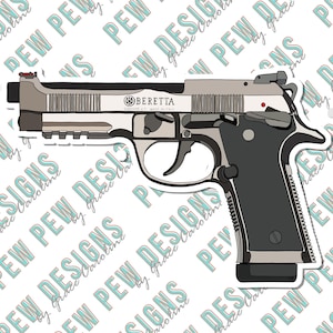 Beretta 92x Vinyl Sticker