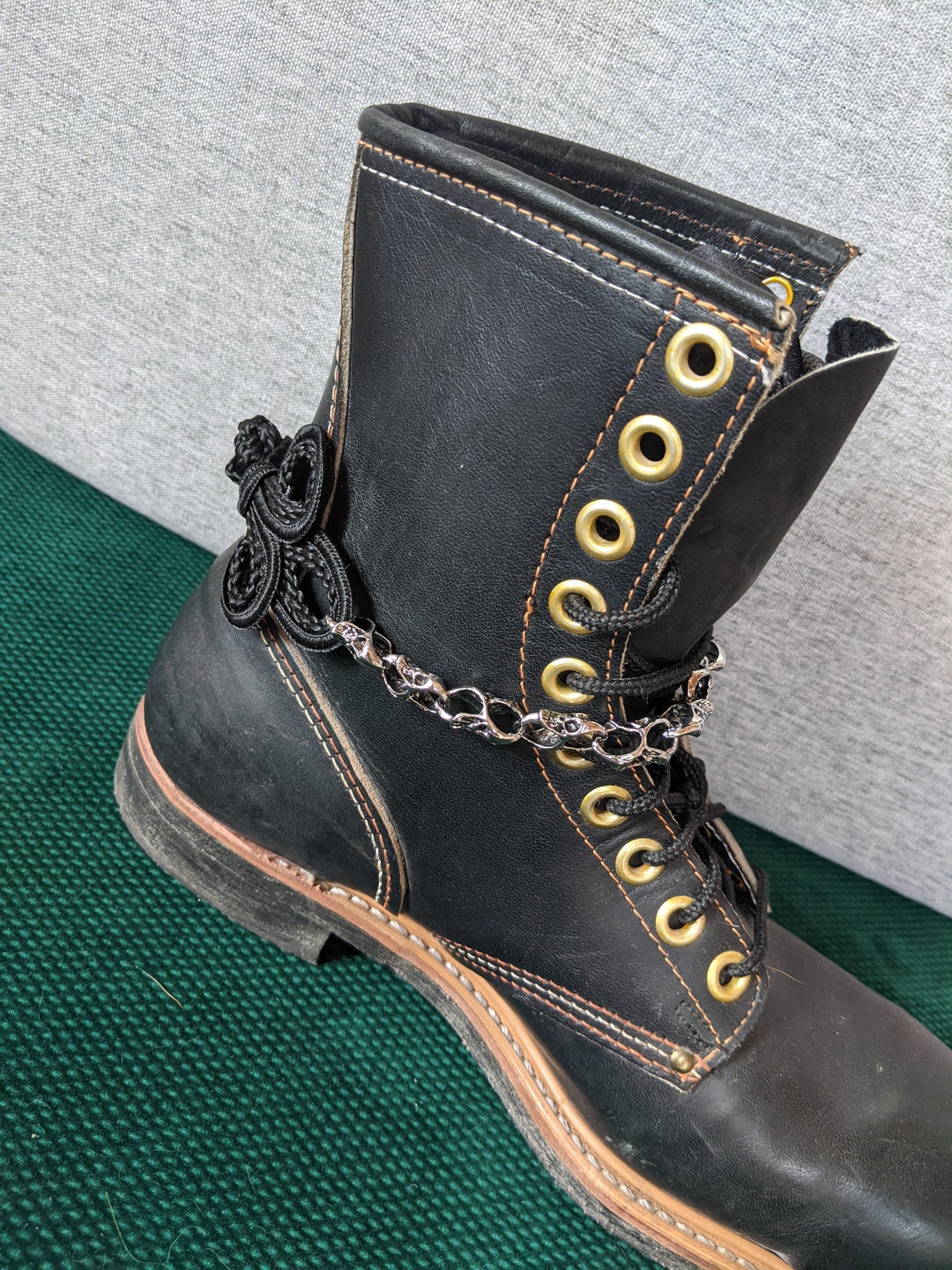 Skull Boot Chains Skull Skate Chains Goth Boot Chain Punk Etsy