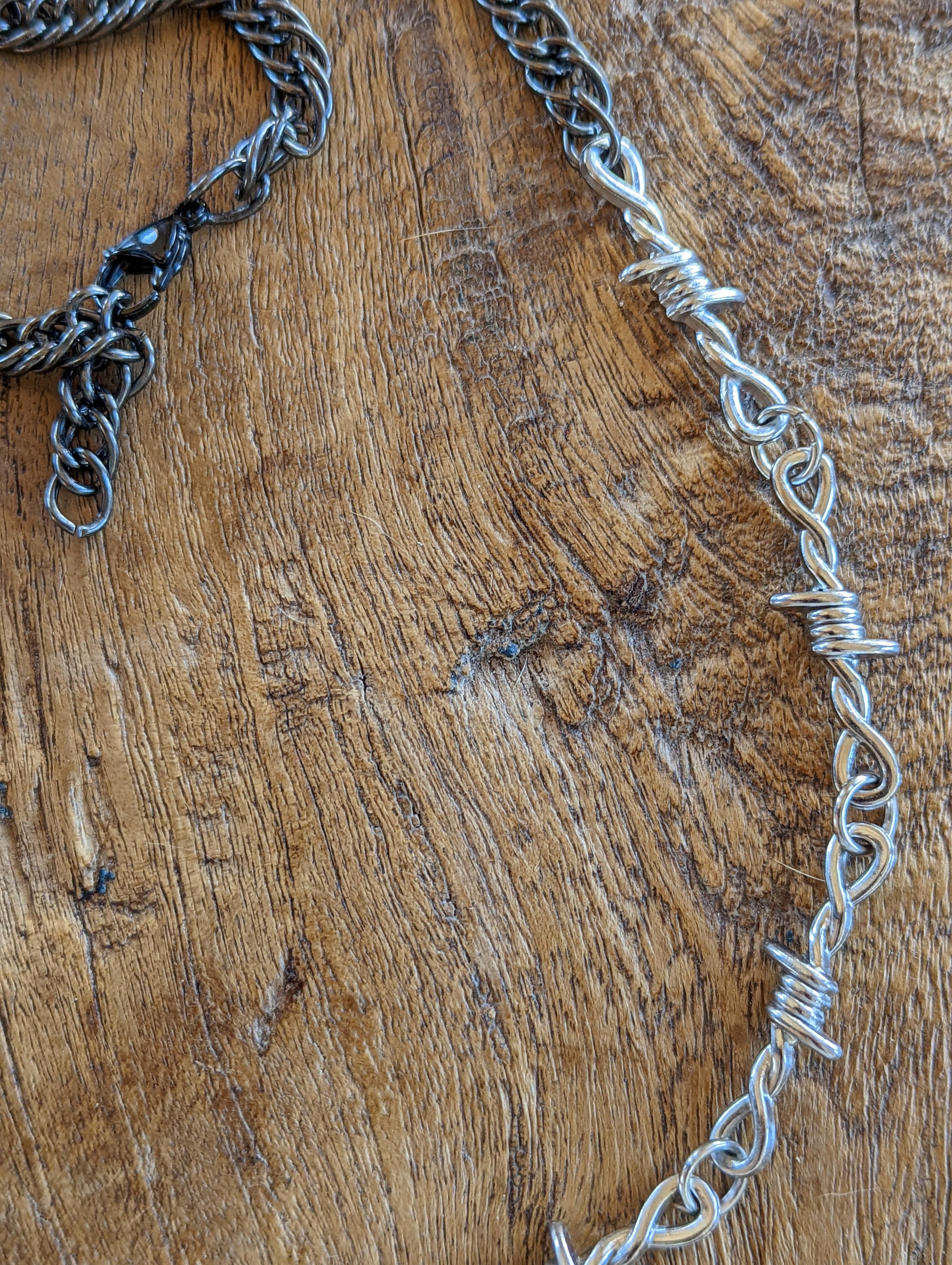 Hat Band, Barbed Wire Hat Band, Western Hat Band, Groomsmen Gift, Chain