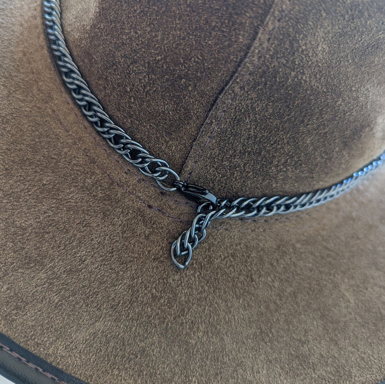 Hat Band, Barbed Wire Hat Band, Western Hat Band, Groomsmen Gift, Chain