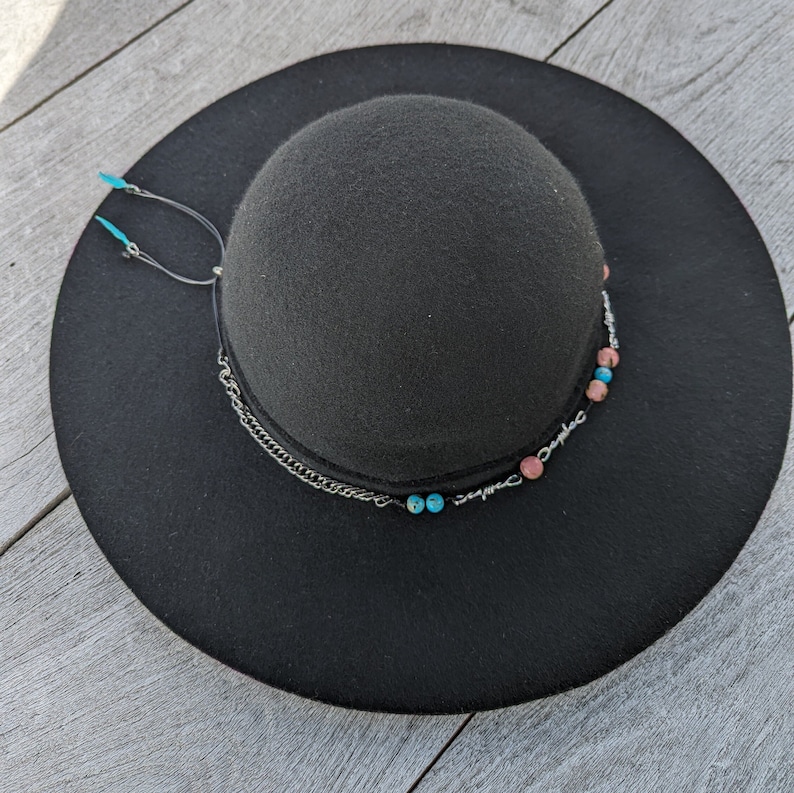 Cowboy Hat Band, Barbed Wire Hat Band, Western Hat Band, Turquoise