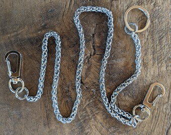 Stainless Steel Wallet Chain, Biker Chain, Groomsmen Gift, Key Chain, Punk Wallet Chain, Curb Wallet Chain