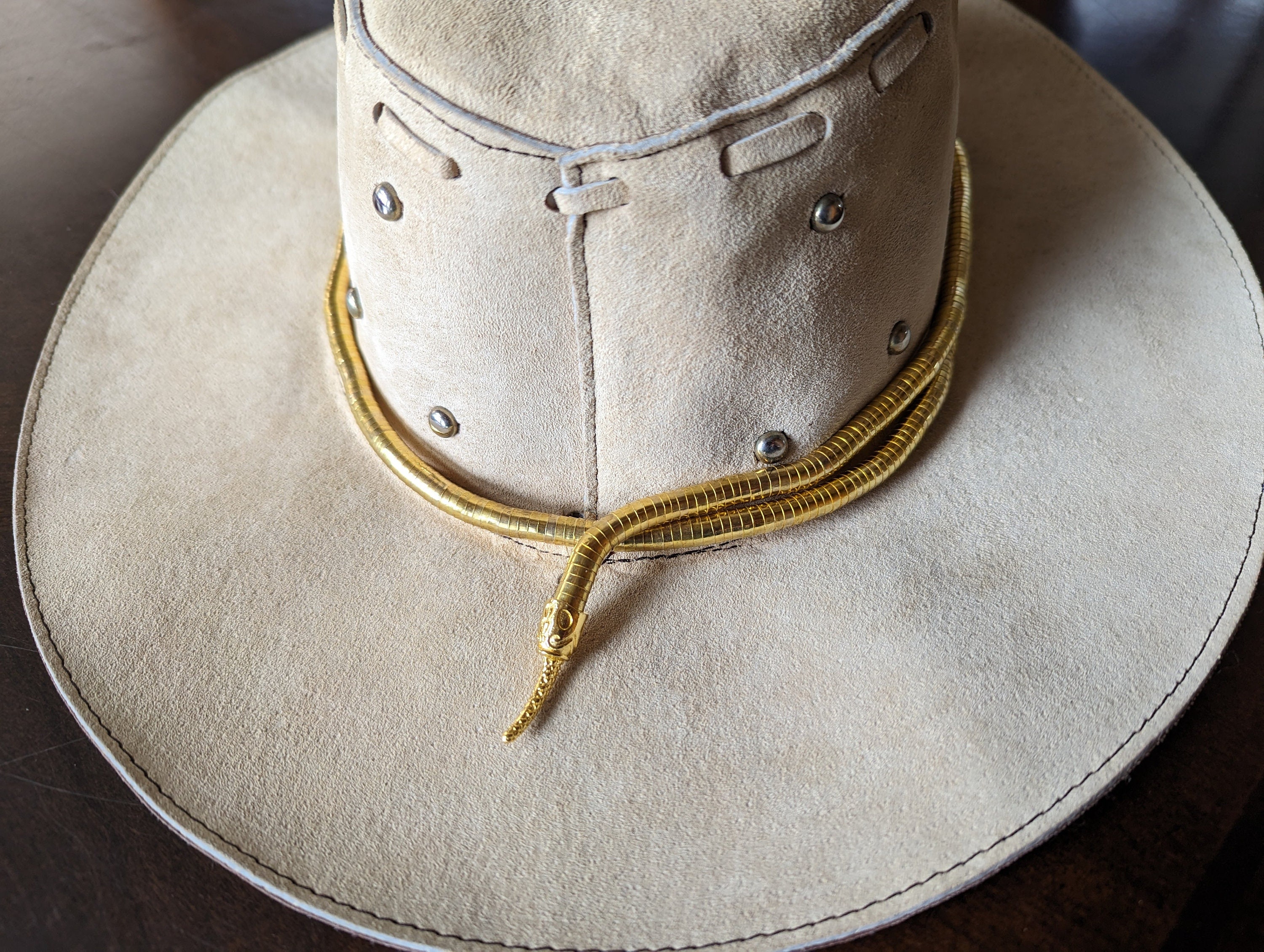 Rattlesnake Hat Band Etsy