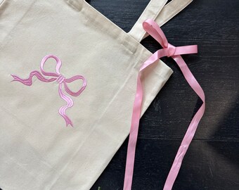 Bow Tote Bag Ribbon Large Tote Bag With Bow Ribbon Bow Tote Bag Ribbon Large Tote Bag With Bow Ribbon