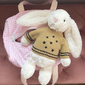 Fearless Embroidered teddy sweater for swiftie jellycat jellycat clothes