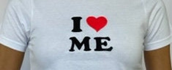 I Heart Me T Shirt Y2k Style Baby Tee Crop Top Gifts for Her