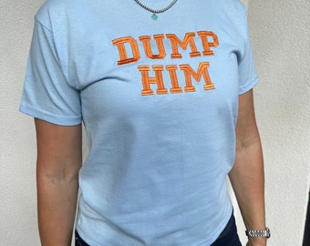 Dump Him  T Shirt y2k top 2000s nostalgia Gift For Britney Spears Fans
