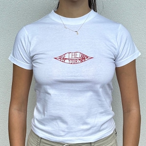 Save the Drama for your mama y2k style Baby Tee Gift for Friends fans Rachel Green