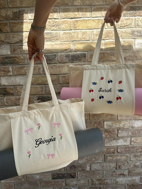 Personalised yoga bag gym bag pilates bag custom yoga bag