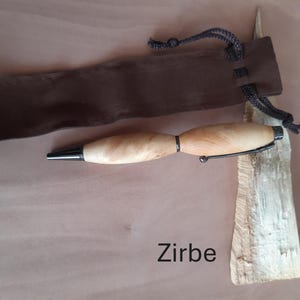Holzkugelschreiber Kugelschreiber Drehkugelschreiber Geschenkidee DIY handgedrechselt aus heimische Baumarten Holz wählbar Ostergeschenk
