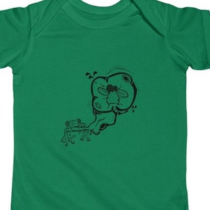Frog Baby Clothes, Cute Baby Clothes, Baby Girl Bodysuit, Baby Boy Bodysuit, Infant Bodysuit, Animal Clothing, Cotton Bodysuit