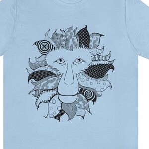 Monkey Soft Cotton T-Shirt, Unisex Jersey Knit Tee, Women&#39;s Shirt, Men&#39;s Shirt, Animal Tee, 100% Cotton Shirt, Zodiac Shirt