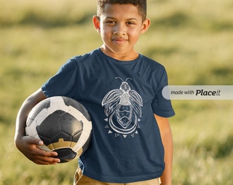 Firefly Children's T-shirt, Lightning Bug, Cotton Shirt, Kids Nature Tee, Bug Shirt, Kids Shirt, Cute Gift