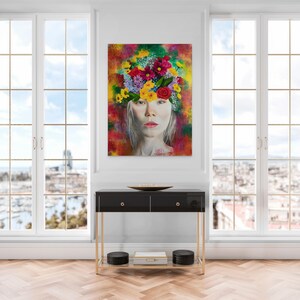 I Am The Flower - Contemporary Fine Art Giclée Print