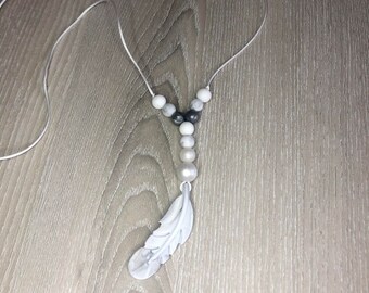 Feather Breastfeeding Necklace