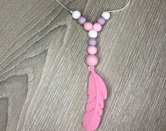 Feather Breastfeeding Necklace