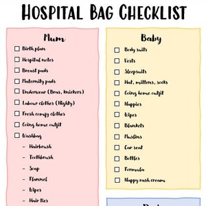Hospital Bag Essentials For Mom Dad And Baby Dad's Hospital Bag