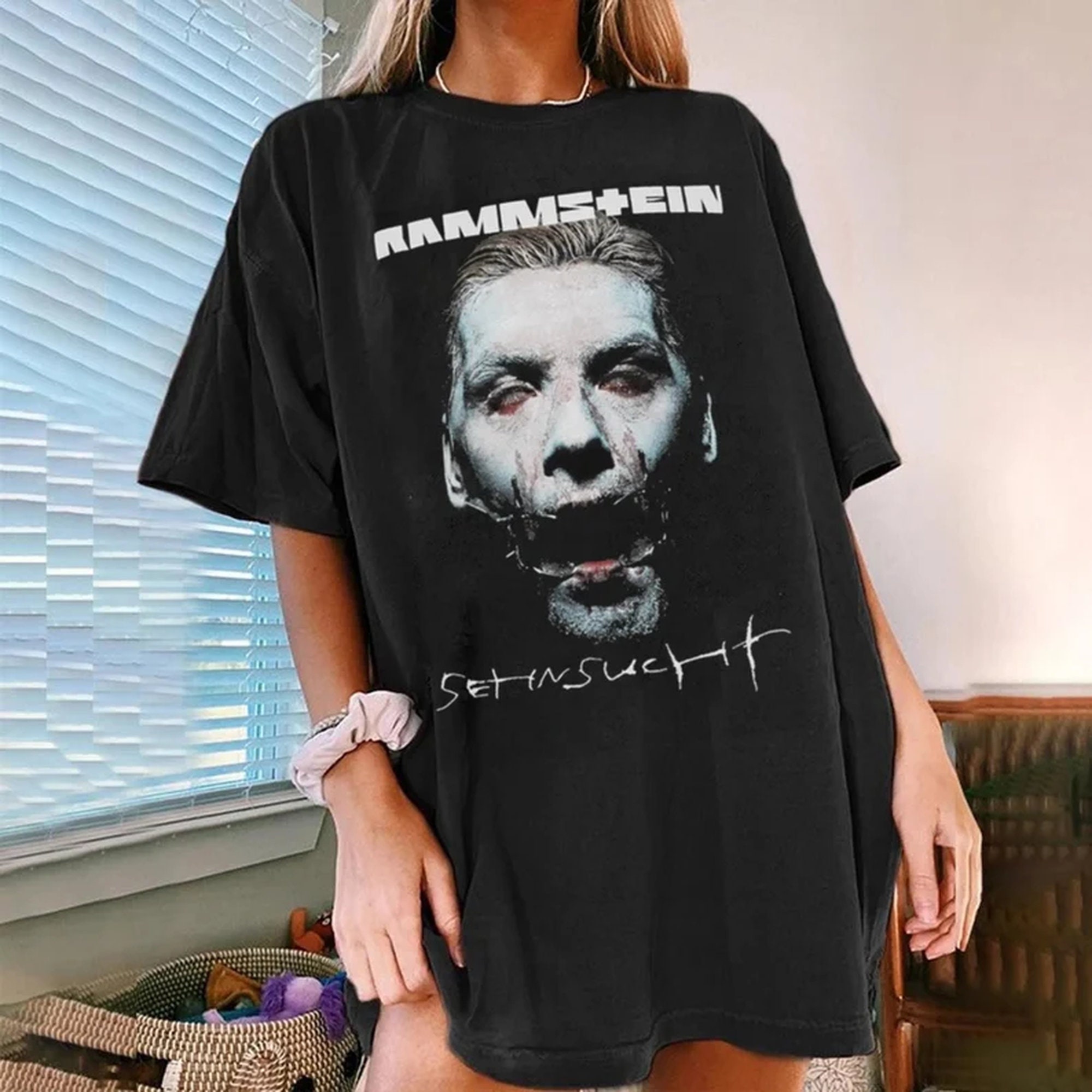 ヴェトモン  17AW  RAMMSTEIN PRINTED T-SHIRT MAH18TR27 オーバーサイズラムシュタインプリントTシャツ メンズ XS