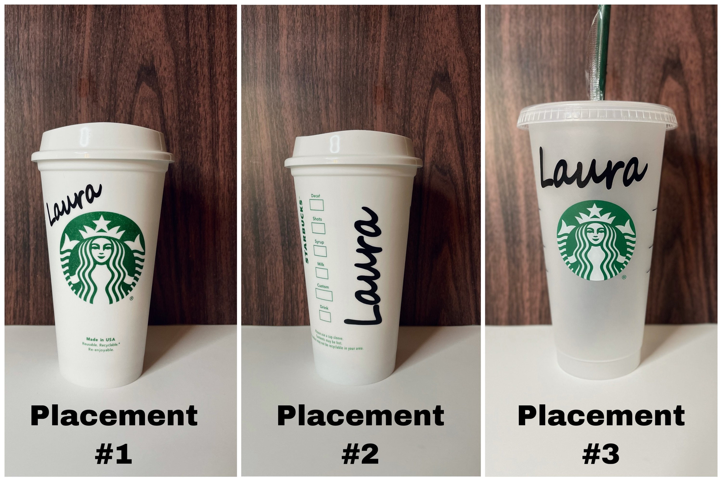 Personalized Starbucks Cup/ Personalized Christmas gift/Stocking Stuff –  Simply Perfect Designs