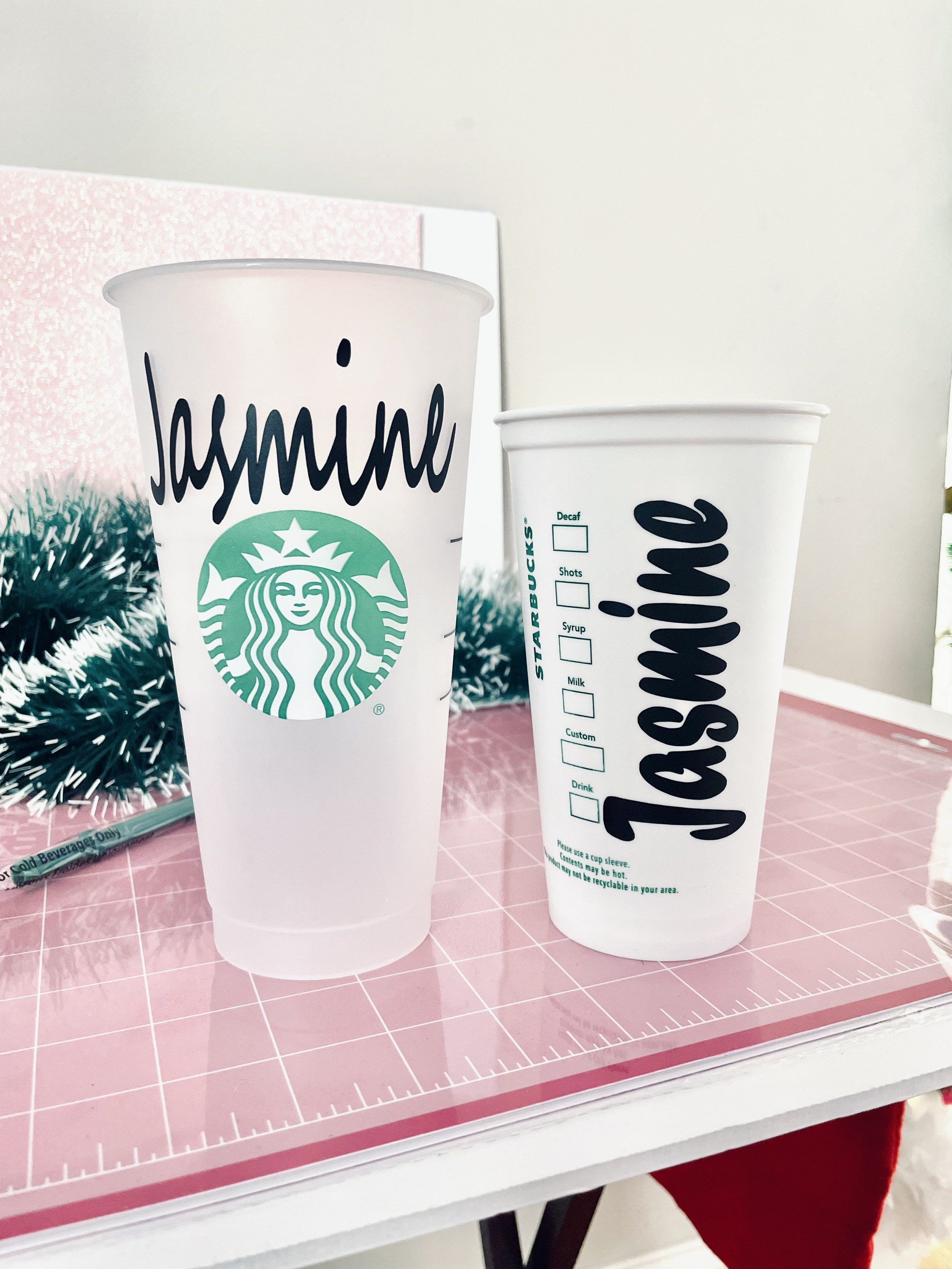 Personalized Starbucks Cup/ Personalized Christmas gift/Stocking Stuff –  Simply Perfect Designs