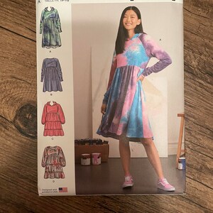 Dress Pattern US XS-XL