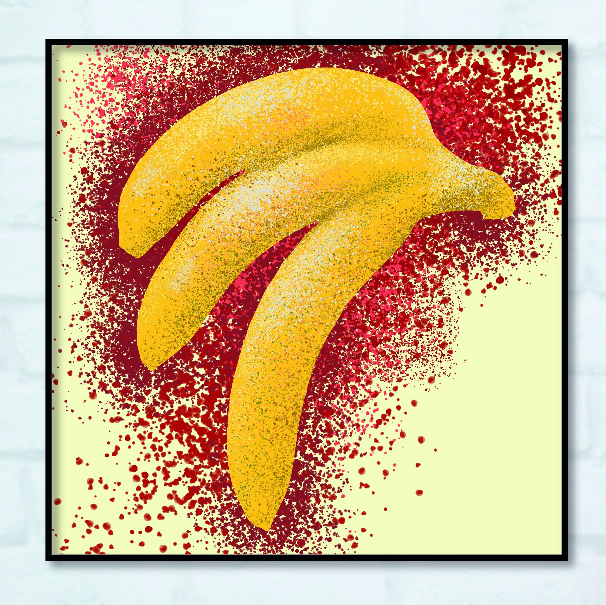 Printable Banana Poster Printable Fruit Wall Art Bedroom - Etsy