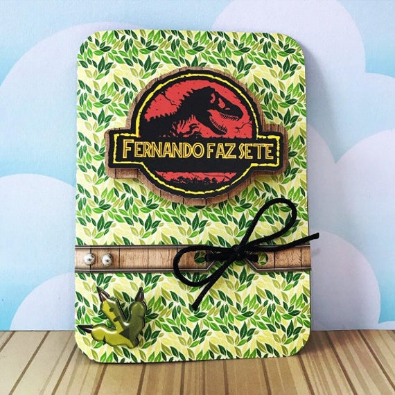 Dinosaur Park - Favors Boxes Personalized, Party Supplies Tags Digital, Cake Printable, Kit Party, Birthday Decoration