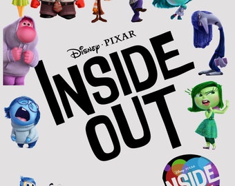 Inside Out 2 Clipart PNG – Scrapbook Graphics, Digital Paper (Instant Download)