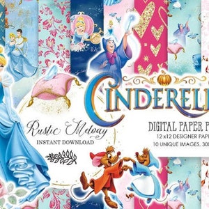 Carta Cenerentola Carta Cenerentola di alta qualità Modelli di download di carta digitale Cenerentola – Download istantaneo (Windows e MACOSX)