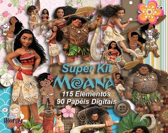 Moana Clipart Mega Bundle – Digital Paper Download (Instant Download)