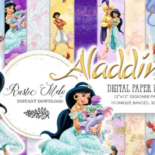 Aladdin Paper High Quality Aladdin Digital Paper Download  Patterns– Instant Download (Windows and MACOSX)